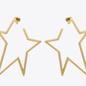 Gold Wish Upon A Star earrings