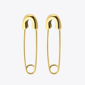 Gold Anarchy earrings